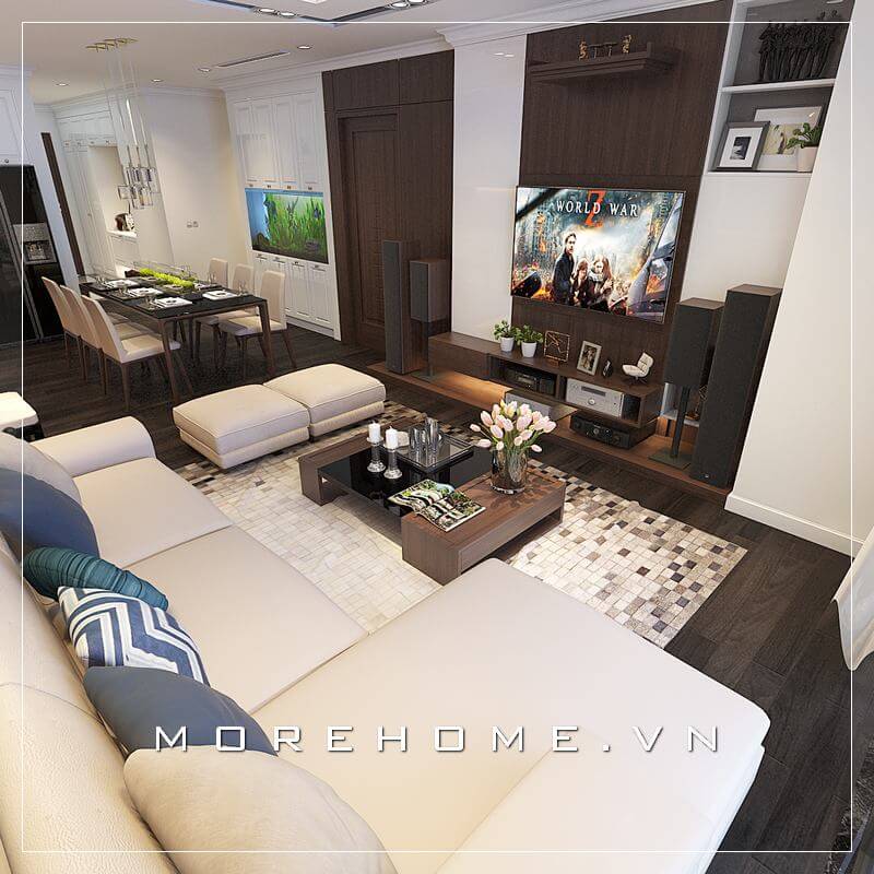 Thiết kế phòng khách tại Hà Nội